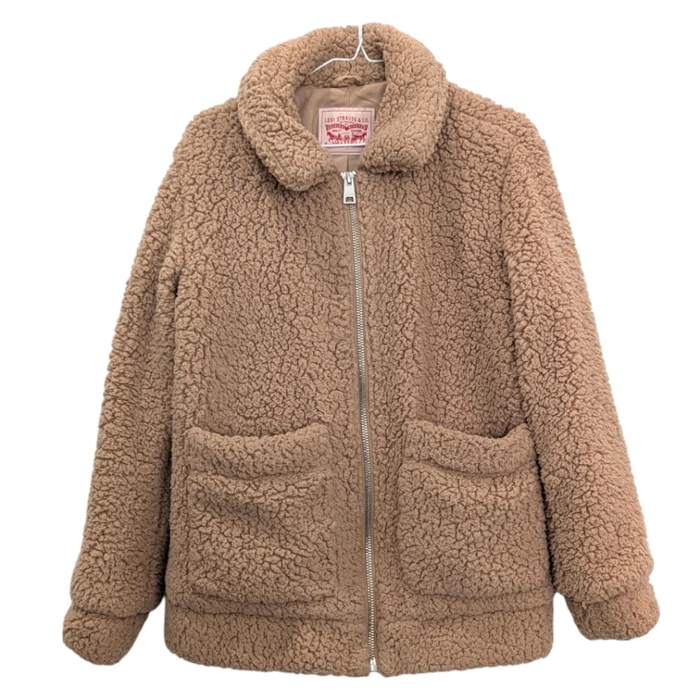 Levi's Teddy Jacket Small - Picture 1 of 5